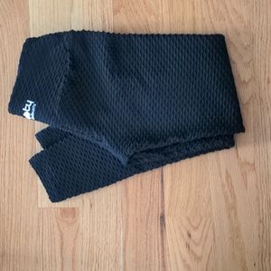 Booty by Brabants one size black croco skin leggings black